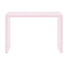 Load image into Gallery viewer, Short console table - Light matte pink