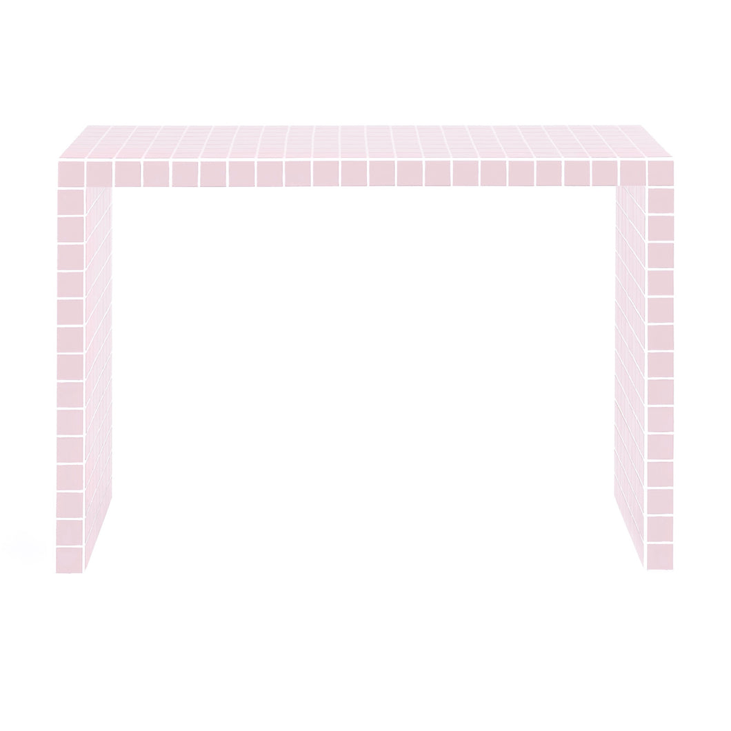 Short console table - Light matte pink