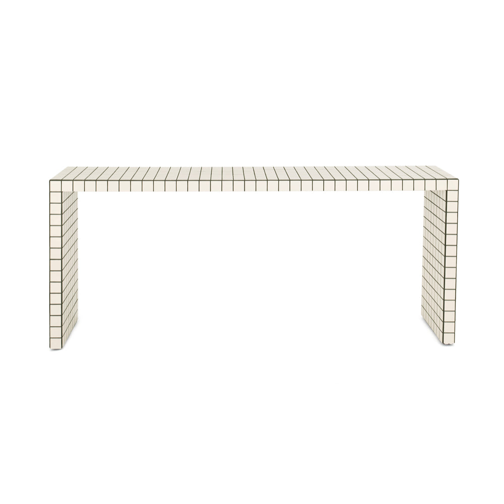 Long console table - Creme