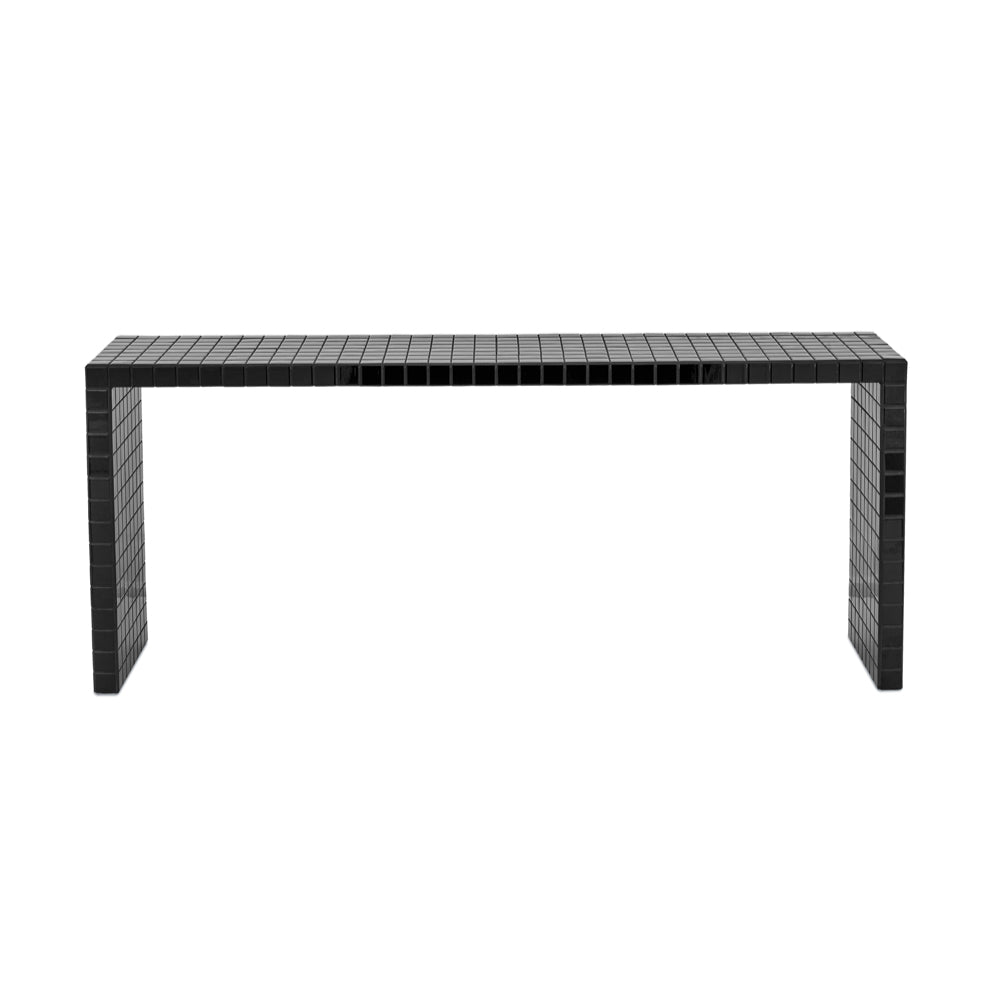 Long console table - Black